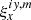 $ \xi_{x}^{i\mathit{y},m} $
