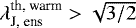 $ \lambda_{\textrm{J, ens}}^{\textrm{th, warm}}>\sqrt{3/2}$