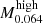$ M_{0.064}^{\mathrm{high}} $