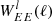 $ W^l_{EE}(\ell) $