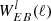 $ W^l_{EB}(\ell) $