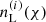 $ n^{(i)}_{\mathrm{L}} (\chi) $
