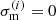 $ \sigma_{\mathrm{m}}^{(i)}=0 $