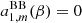 $ a_{1,m}^{\mathrm{BB}}(\beta) = 0 $