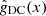 $ {\hat g}_{\mathrm{DC}} (x) $