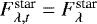 $F^{\textrm{star}}_{\lambda, t}\;{=}\;F^{\textrm{star}}_{\lambda}$