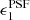 $ \epsilon_1^{\rm PSF} $