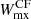 $ W^\mathrm{CF}_\mathrm{mx} $