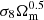 $ \sigma_8 \Omega_{\mathrm{m}}^{0.5} $