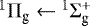${{}^{1}\Pi_{\textrm{g}}}\leftarrow{^{1}\Sigma^{&#x002B;}_{\textrm{g}}}$