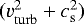 $(v_{\mathrm{turb}}^2 &#x002B; c_{\mathrm{s}}^2)$