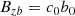 $$ \begin{aligned} B_{zb}&= c_{0}b_{0} \end{aligned} $$