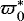 $\varpi_{0}^{*}$
