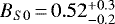 $B_{S0}\,{=}\,0.52^{&#x002B;0.3}_{-0.2}$