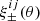 $ \xi^{ij}_{\pm}(\theta) $