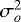 $\sigma_o^2$