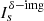 $ I_{s}^{\delta-\mathrm{img}} $