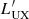 $ L^\prime_{\rm UX} $
