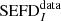 $ \text{SEFD}_I^{\text{data}} $