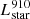 $ L_{\mathrm{star}}^{910} $