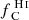 $ {f_{\text{ C}}^{{\text{ H}\,\textsc{I}}}} $