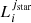 $ L_i^{j_{{\rm star}}} $