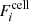 $ F_i^{\rm cell} $