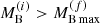 $ M_{\mathrm{B}}^{(i)} > M_{\mathrm{B\,max}}^{(f)} $