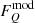 $ F^{\mathrm{mod}}_{{Q}} $
