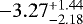 $-3.27^{&#x002B;1.44}_{-2.18}$