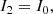 $$ \begin{aligned}&I_2 = I_0 , \end{aligned} $$