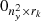 $ 0_{n_{\it y}^2 \times r_k } $