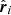$ \hat{\boldsymbol{r}}_i $