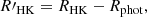 $$ \begin{aligned} R\prime _{\rm HK} = R_{\rm HK} - R_{\rm phot}, \end{aligned} $$