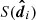 $ S({\boldsymbol{\hat{d}}}_i) $