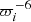 $ \varpi_i^{-6} $