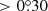 $ > 0{{\overset{\circ}{.}}}30 $