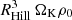 $ R_{\rm Hill}^3\,\Omega_{\rm K} \rho_0 $