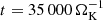 $ t=35\,000\,\Omega_{\mathrm{K}}^{-1} $