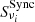 $ S^{\rm Sync}_{\nu_i} $