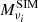 $ M^{\rm SIM}_{\nu_i} $