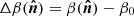 $ \Delta \beta(\boldsymbol{\hat{n}})=\beta(\boldsymbol{\hat{n}})-\beta_0 $