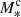 $ M_*^{\rm c} $