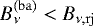 $B_{\nu}^{\mathrm{(ba)}}<B_{\nu,\mathrm{rj}}$