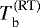 $T_{\mathrm{b}}^{(\mathrm{RT})}$