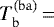 $T_{\mathrm{b}}^{(\mathrm{ba})}\,{=}$