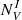 $ N^{I}_{V} $