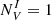$ N^{I}_{V} = 1 $