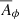 $ {\overline{A}}_\phi $