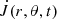 $ \dot{J}(r,\theta,t) $